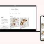 mimi baby BASEで制作したネットショップ